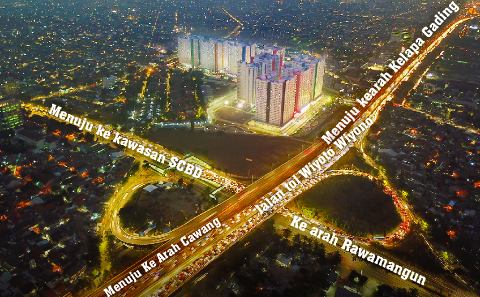 keunggulan green pramuka city Lokasi Apartemen Green Pramuka