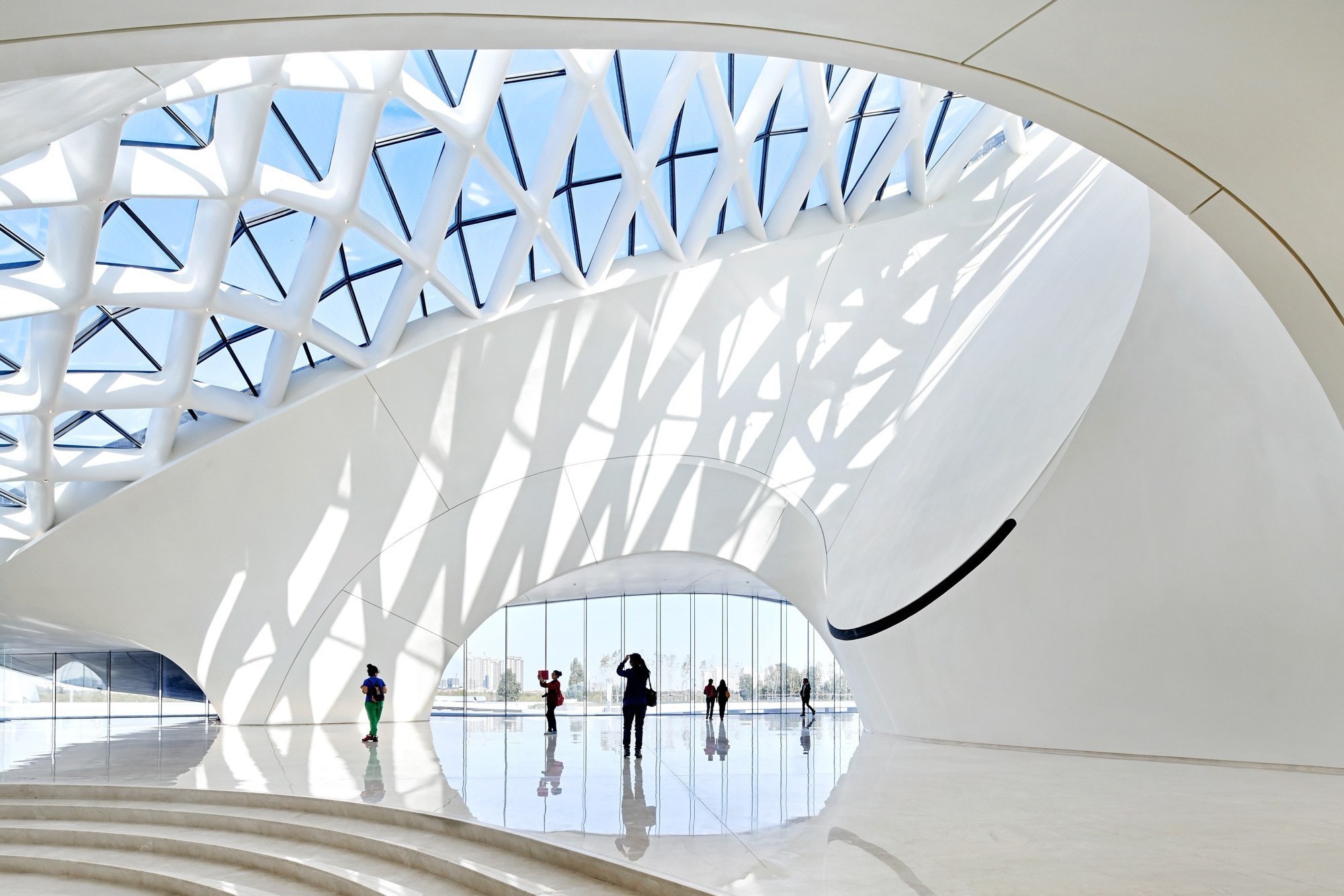 bangunan kontemporer - ruang lebih terbuka