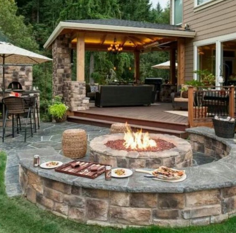 Halaman Belakang Rumah Terbaik Untuk Barbeque, Simak 11 Inspirasinya