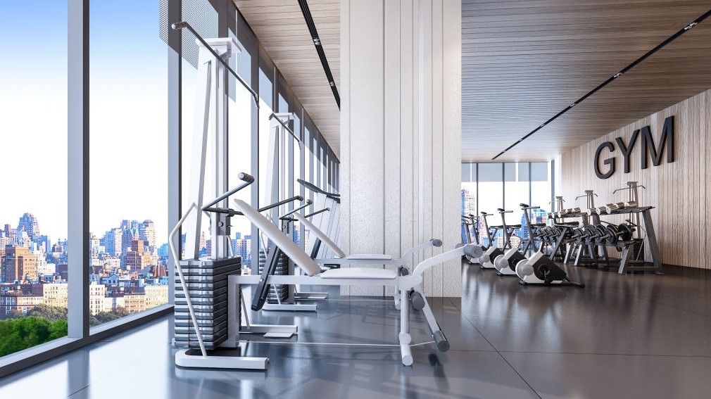 fasilitas apartemen area gym fasilitas apartemen area gym