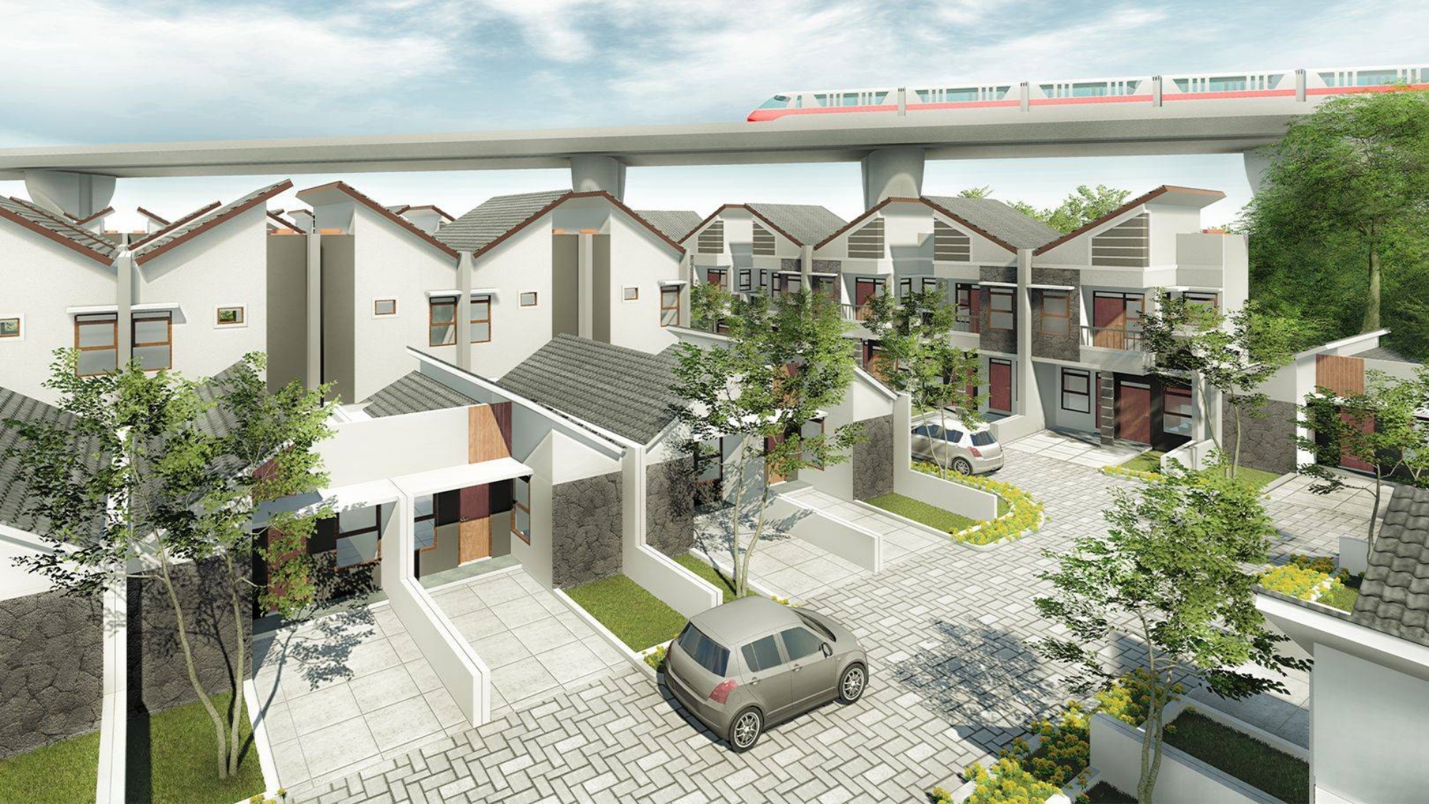 Perumahan Minimalis Sederhana Cluster Alsagriya