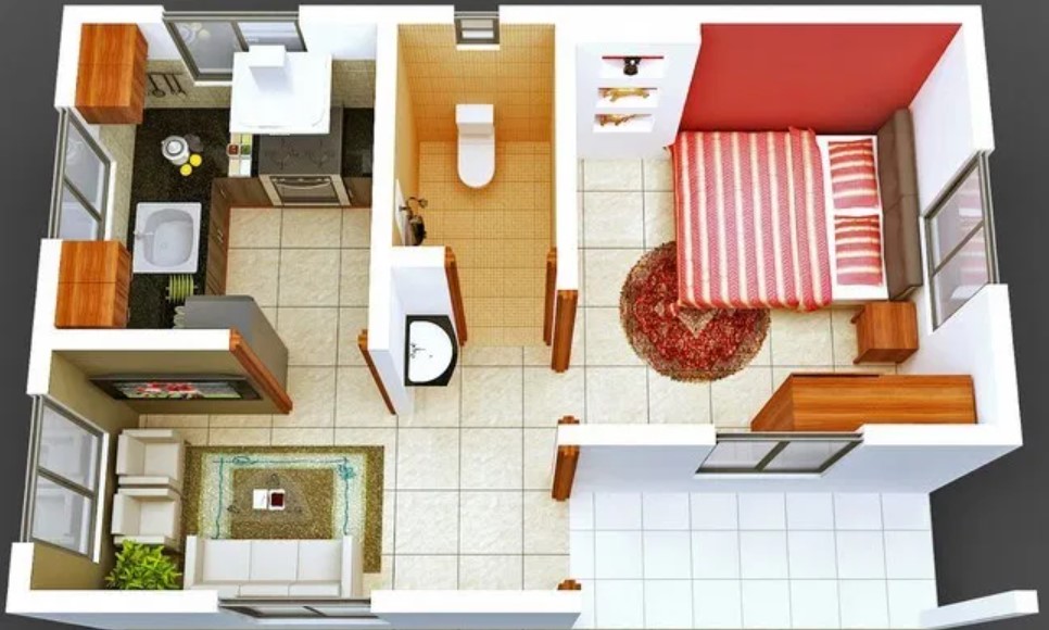 Desain Kontrakan 3x6 1 Lantai Desain Kontrakan 3x6 1 Lantai