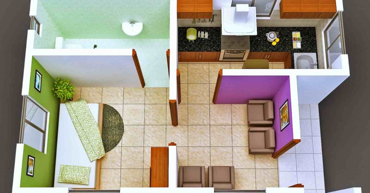 Desain Kontrakan 3x6 Minimalis Desain Kontrakan 3x6 Minimalis