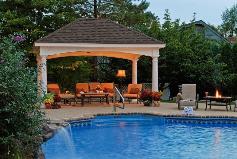 outdoor rumah paviliun