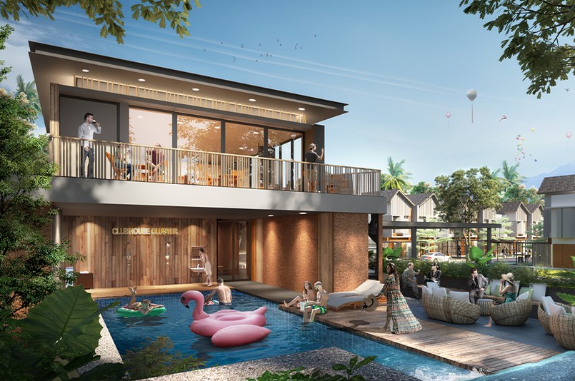 Kolam Renang di Cluster Bhumi Anvaya at Adhi Sentul City Bogor Kolam Renang di Cluster Bhumi Anvaya at Adhi Sentul City Bogor