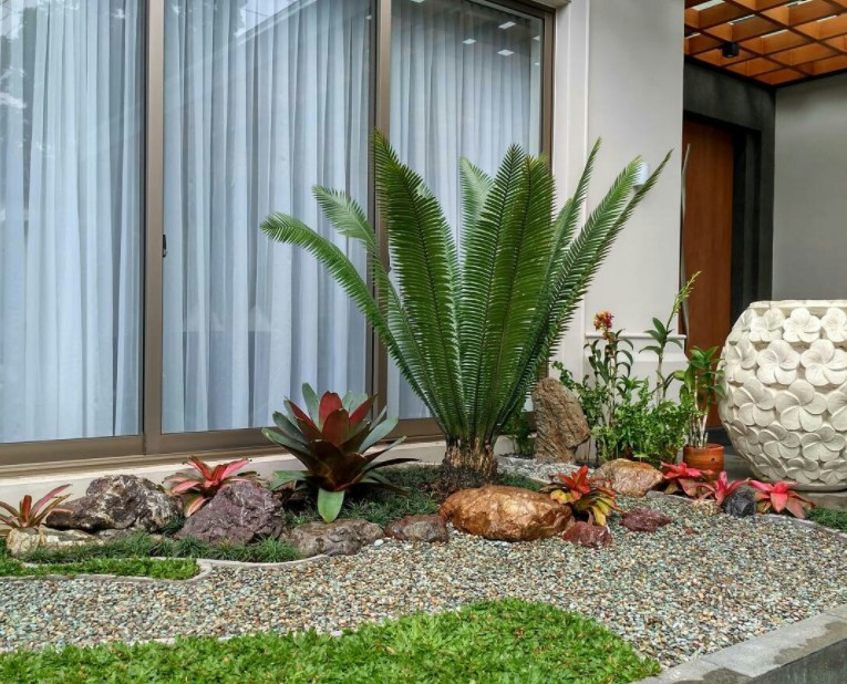 Dry Garden Rumah Minimalis