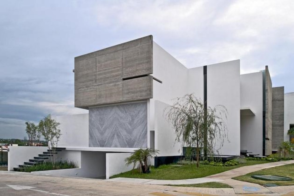 Rumah-pojok-2-lantai-dengan-fasad-unik