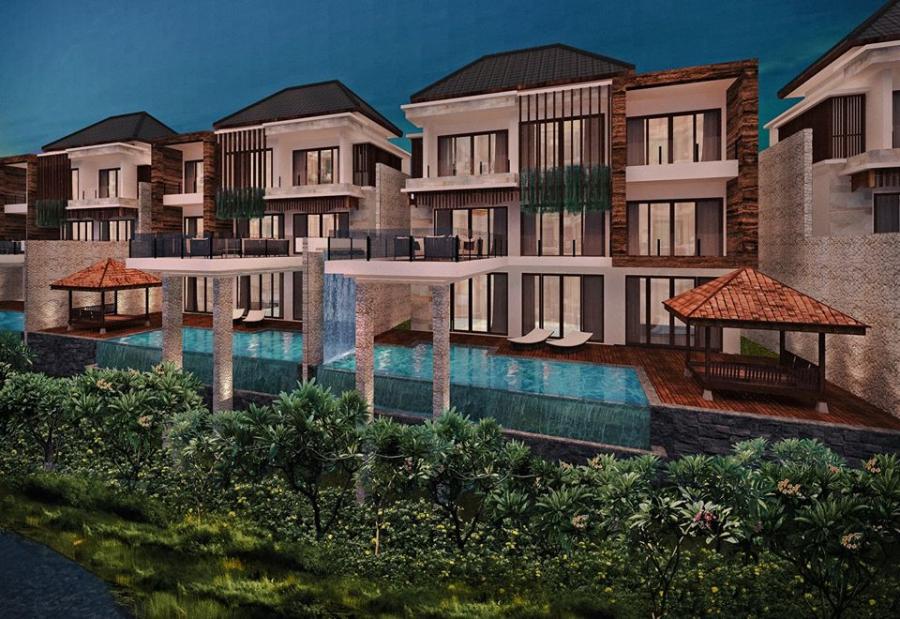 desain rumah bali 2 lantai