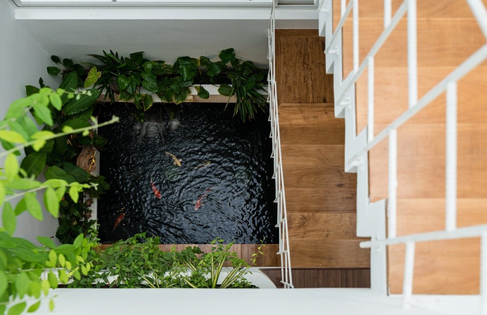 10 Desain Rumah dengan Kolam Ikan yang Bikin Adem