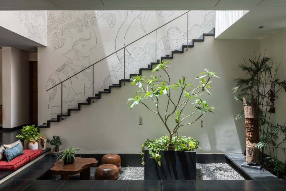 ruang terbuka di ruang keluarga