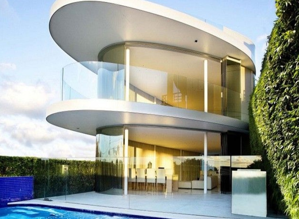 bangunan kontemporer - warna netral