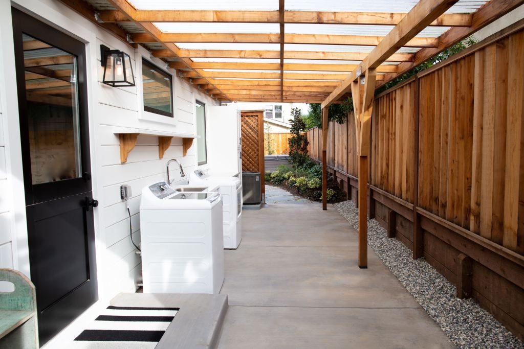 Buat Ruang Cuci Jemur Outdoor