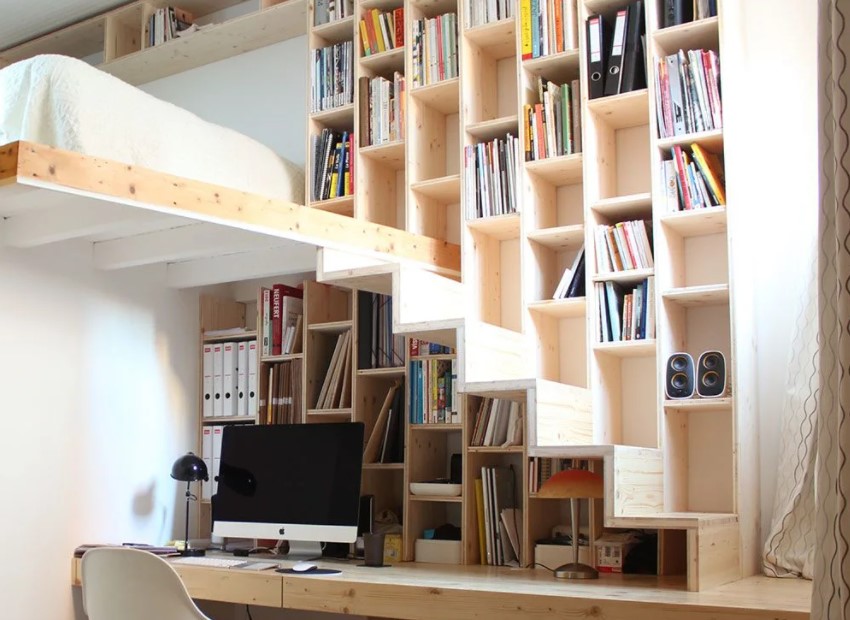 Mezzanine sebagai Ruang Bersantai Desain Mezzanine untuk Perpustakaan