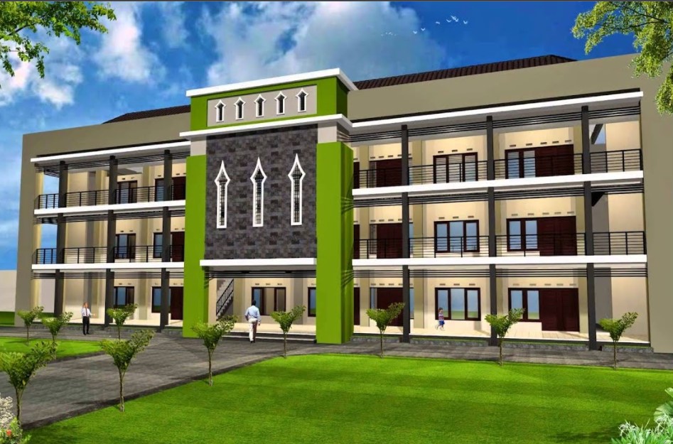 Desain Rumah Kost Kosatan Nuansa Hijau Desain Rumah Kost Kosatan Nuansa Hijau