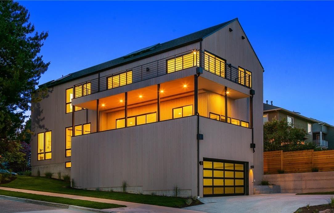 Rumah Skandinavia dengan Desain yang Unik Fasad Rumah Scandinavian Minimalis