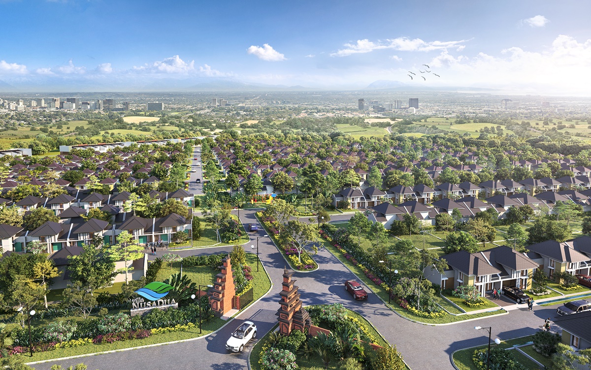 lingkungan di perumahan cluster