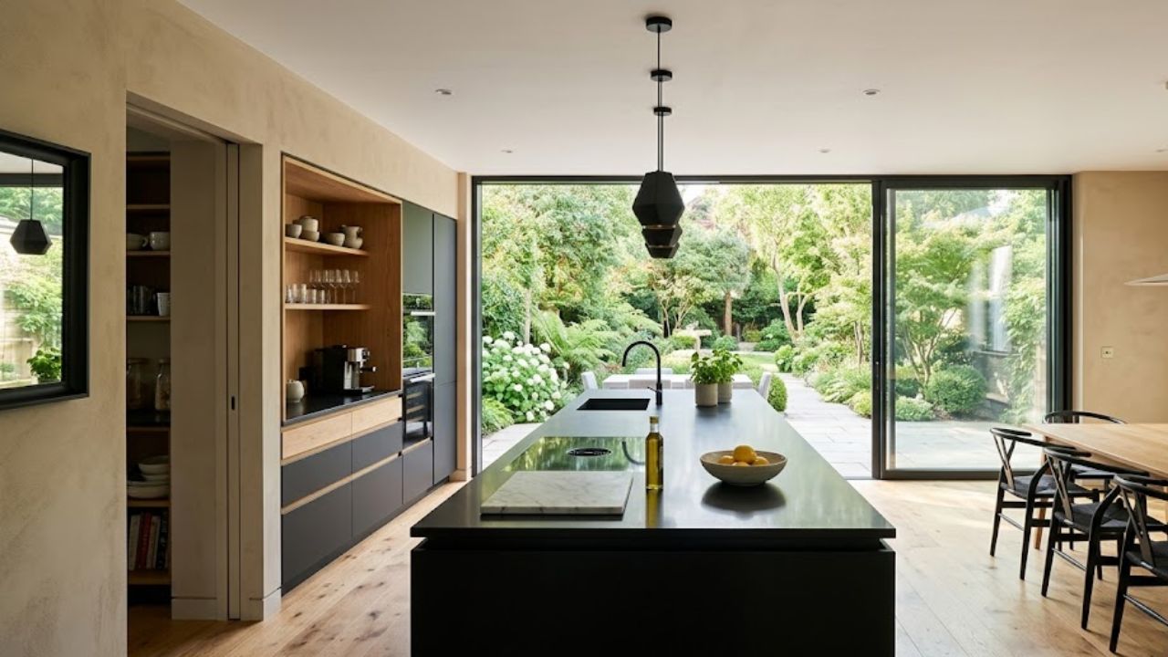 4. Rumah Dapur Terbuka Modern