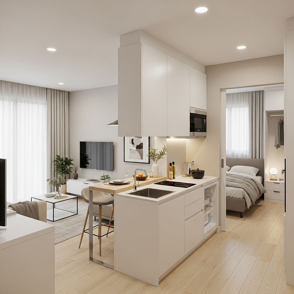 Desain Rumah Kontrakan 3x6 dengan Konsep Open Space