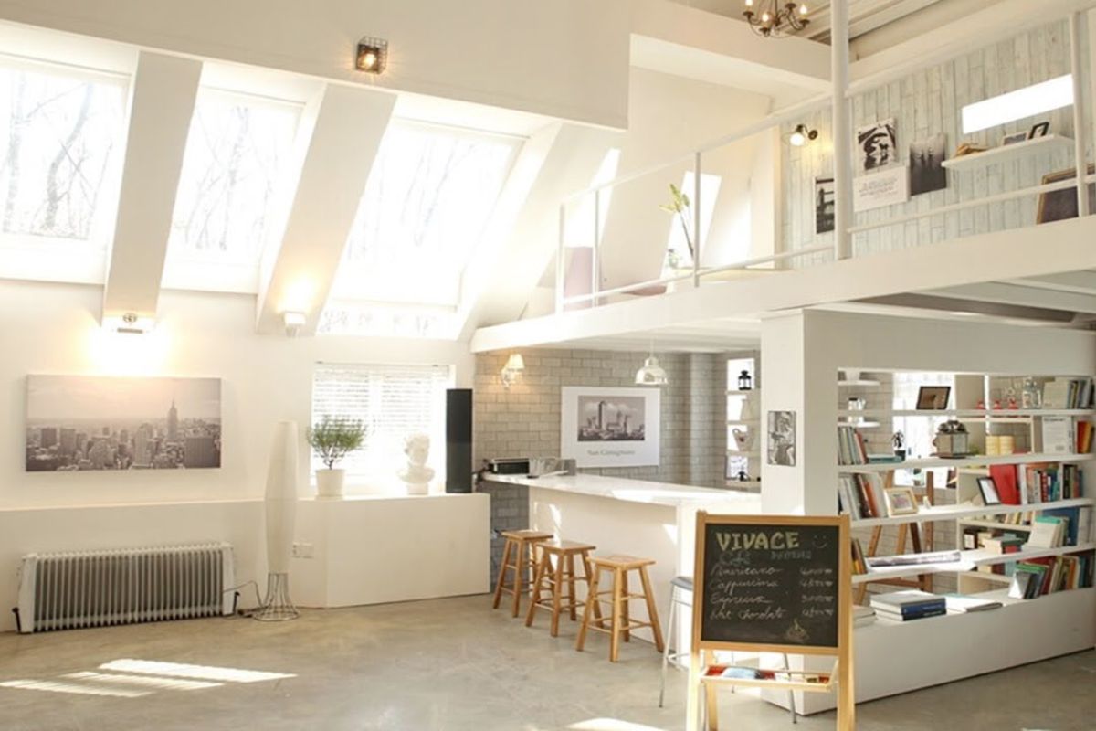 Desain Rumah Korea 1 Lantai dengan Mezzanine