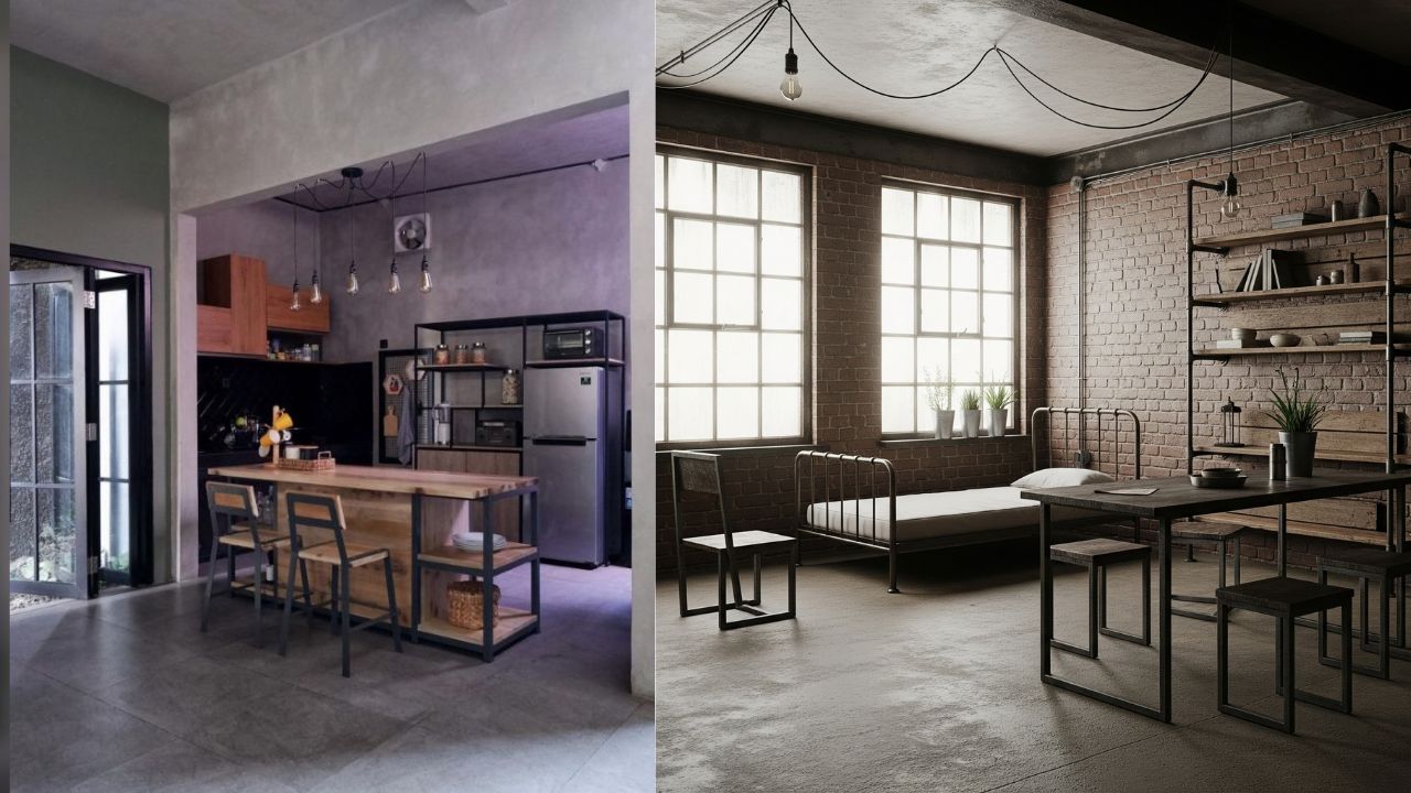 Desain rumah industrial low budget