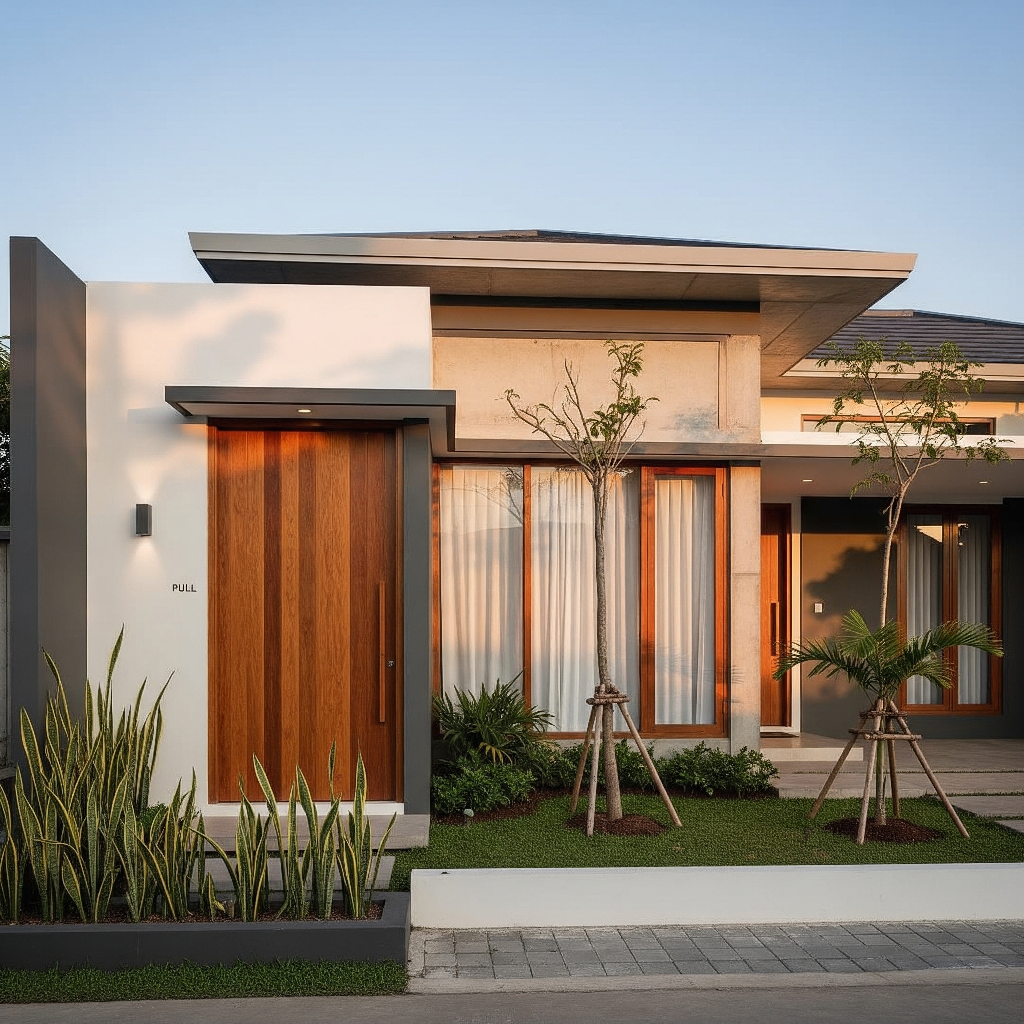 Rumah Pintu Samping Type 45