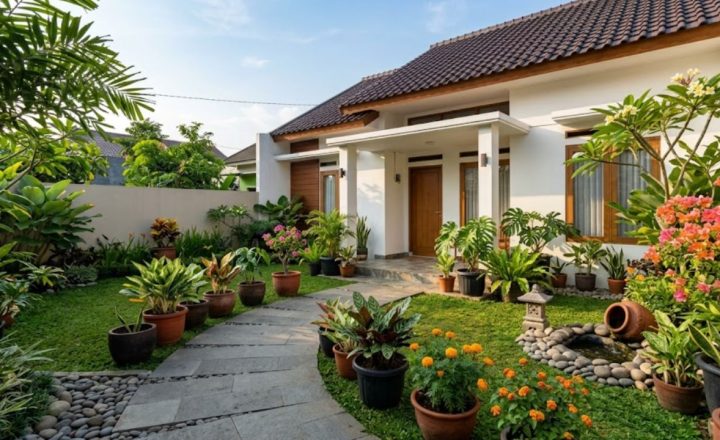 5 Tips Menata Taman Depan Rumah Sederhana & Contoh Desainnya
