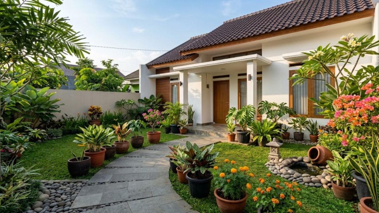 5 Tips Menata Taman Depan Rumah Sederhana & Contoh Desainnya