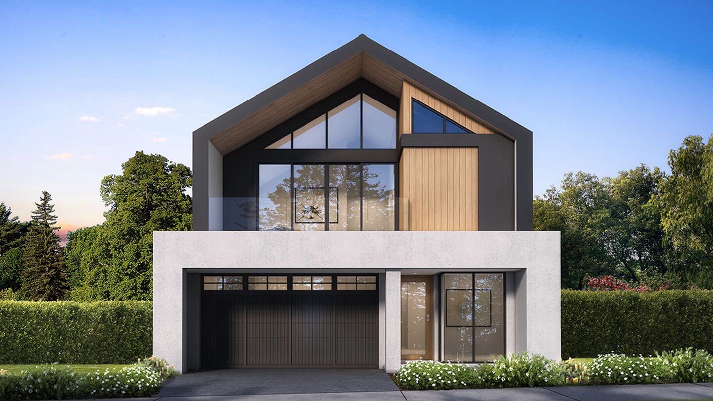 Rumah 2 Lantai Modern Sederhana