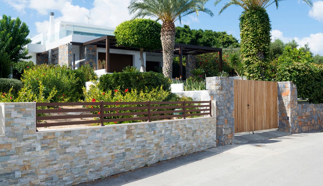 model pagar rumah setengah tembok