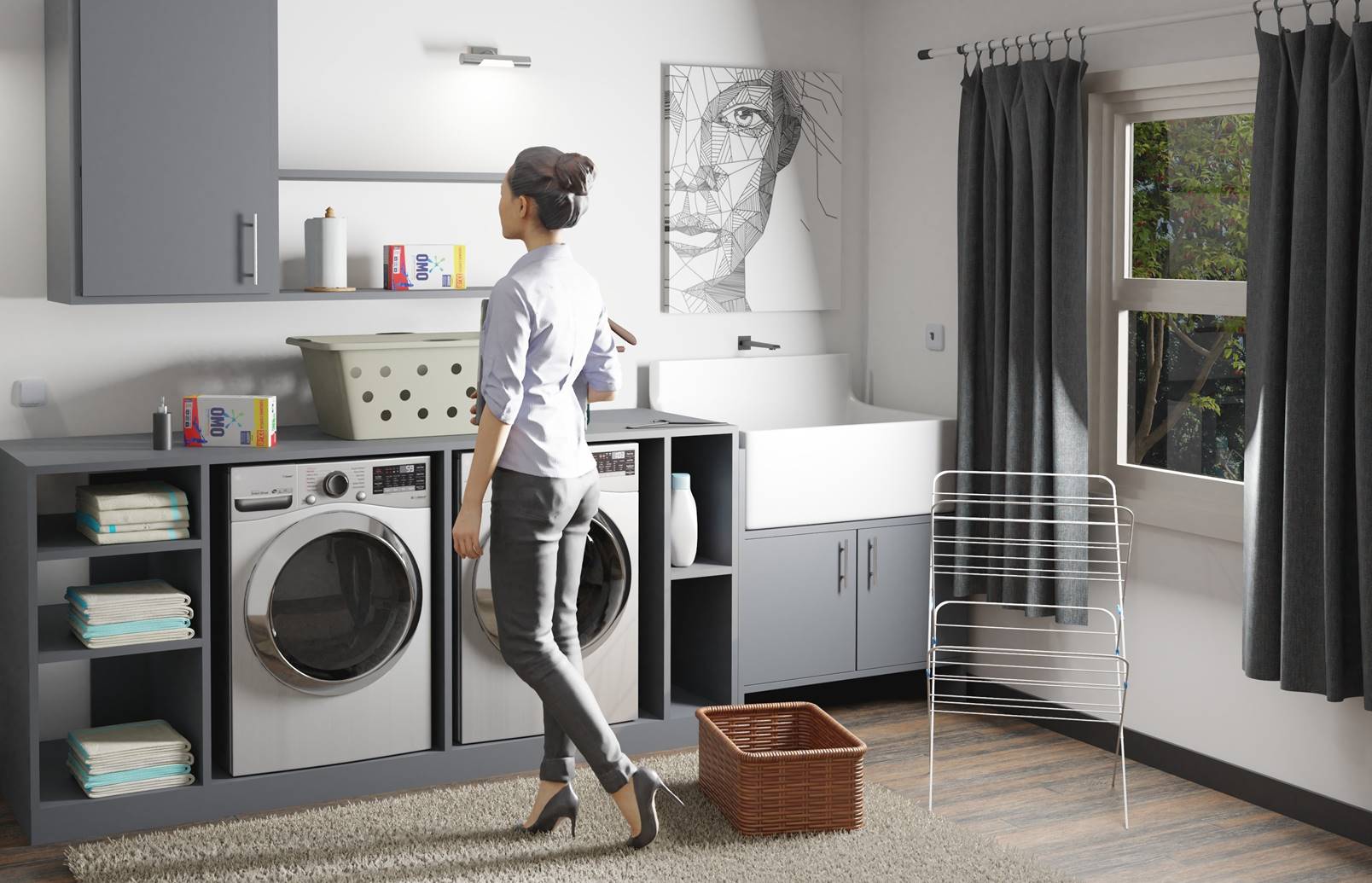 Keuntungan Memiliki Laundry Room di Lantai 2