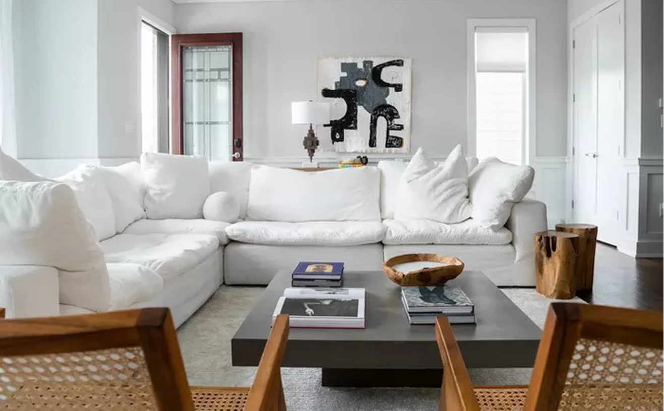 Ruang Tamu Mewah Minimalis Scandinavian