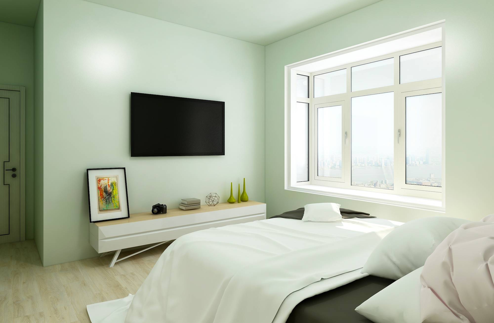 Hijau Muda yang Earthy