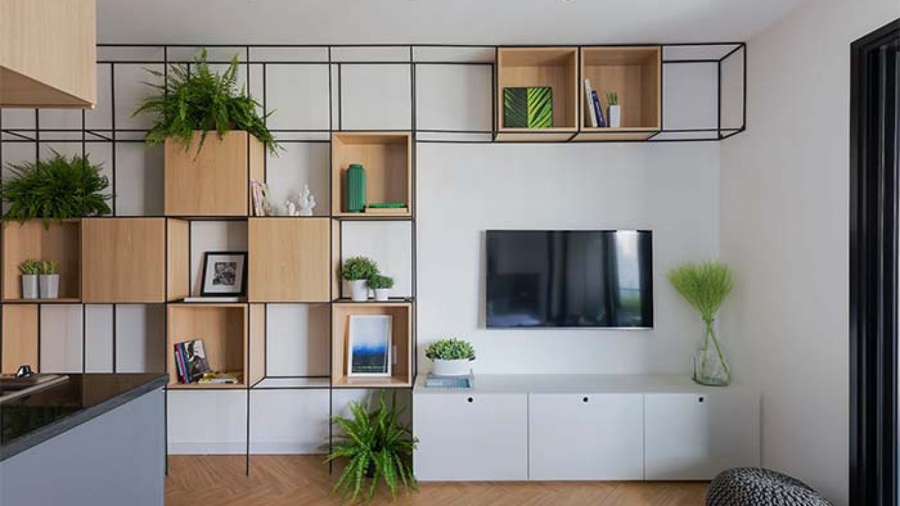 Rak Hiasan Ruang Tamu Bentuk Unik