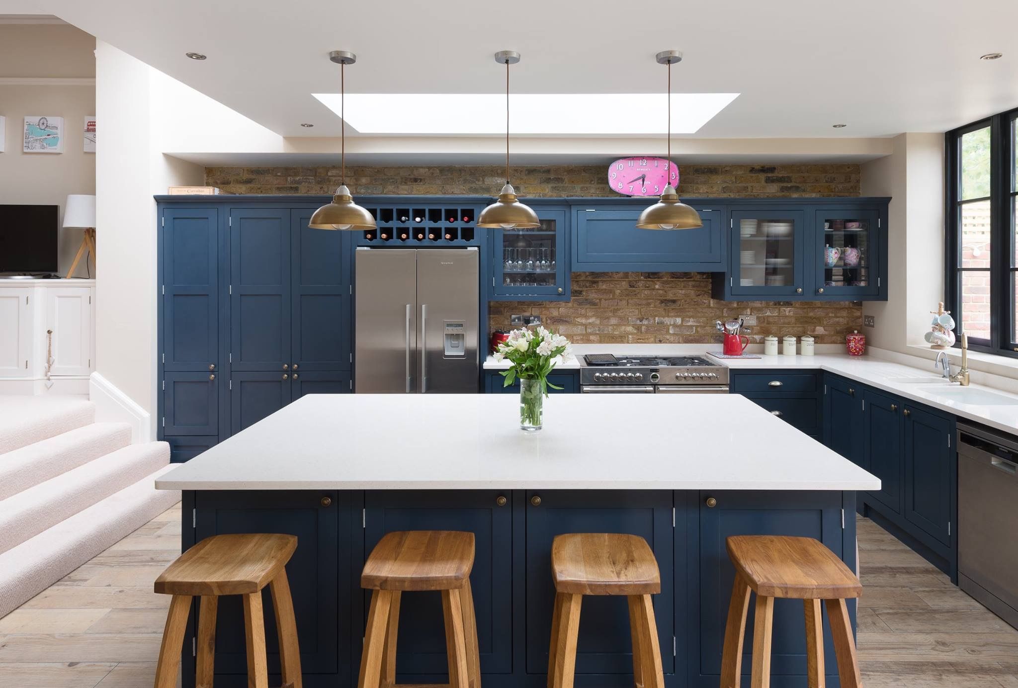 Dapur Modern Berwarna Biru