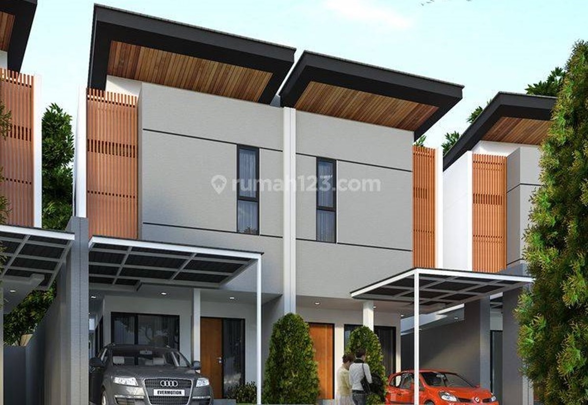 Contoh Perumahan Minimalis 8 Park Cluster