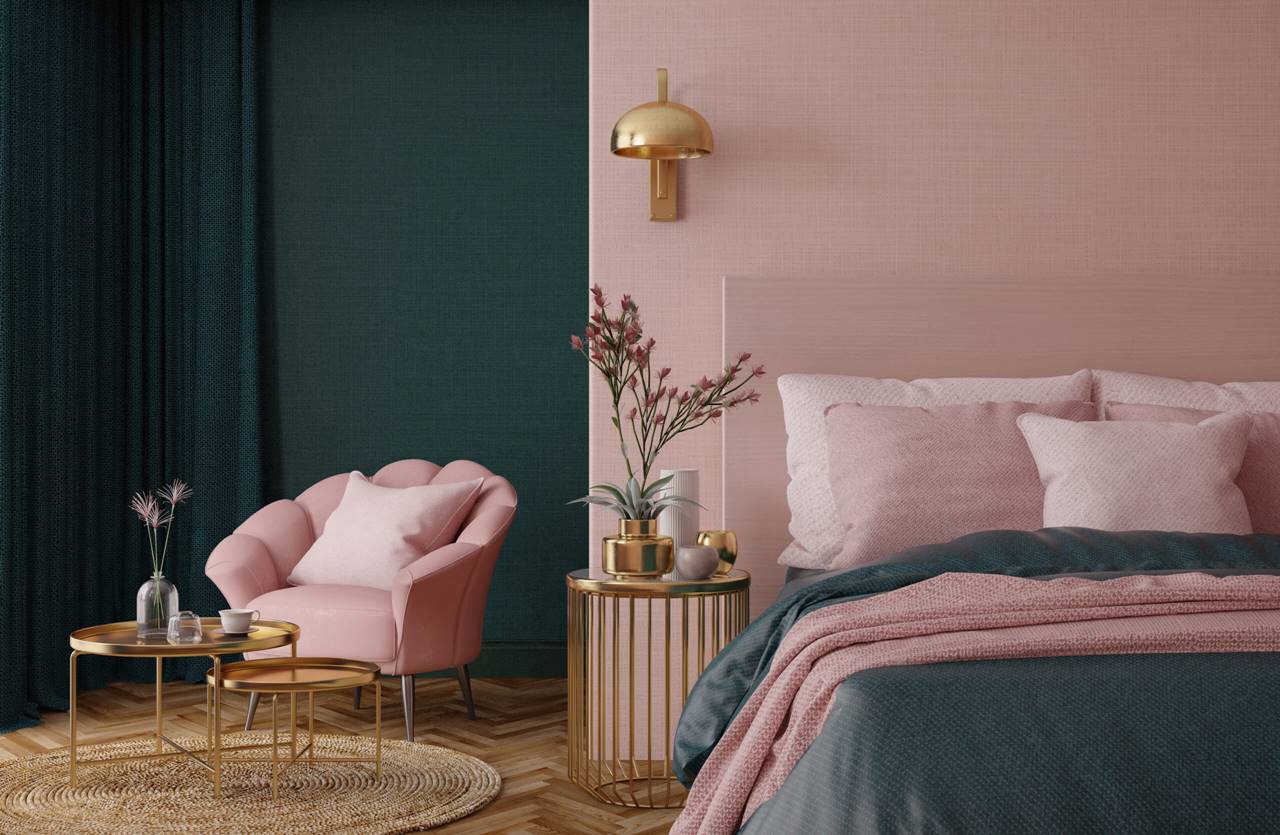 Desain Kamar Tidur Art Deco