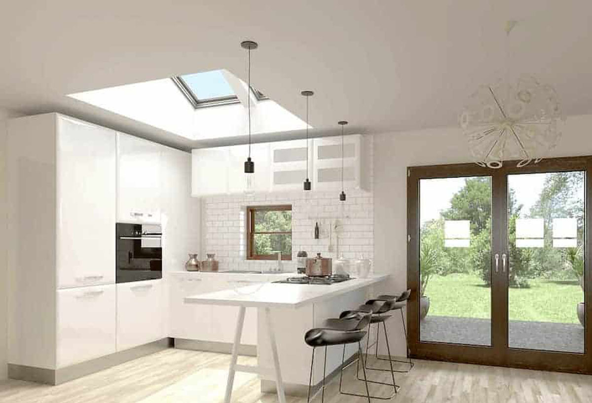 memaksimalkan pencahayaan dengan skylight