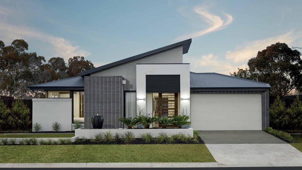 Rumah Atap Miring Minimalis