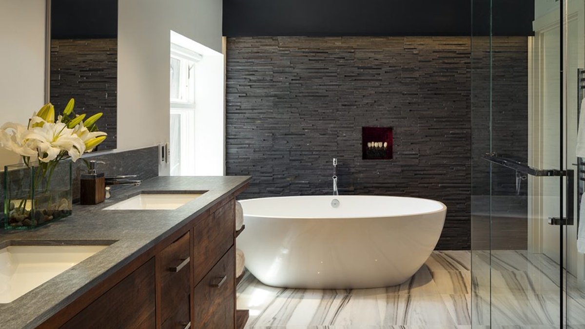 Kamar Mandi Batu Alam Kontemporer