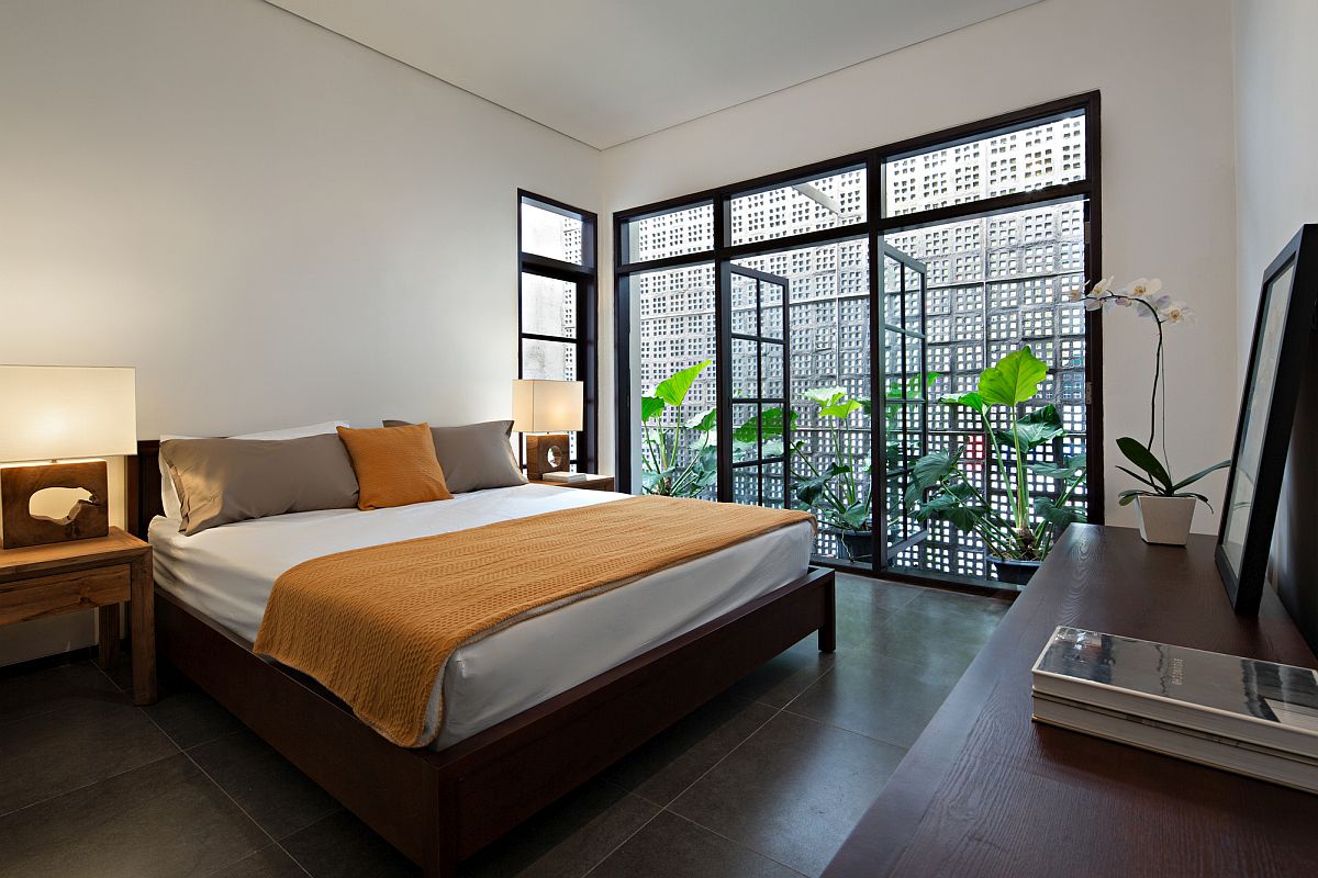Desain Kamar Tidur Dinding Kaca Multifungsi
