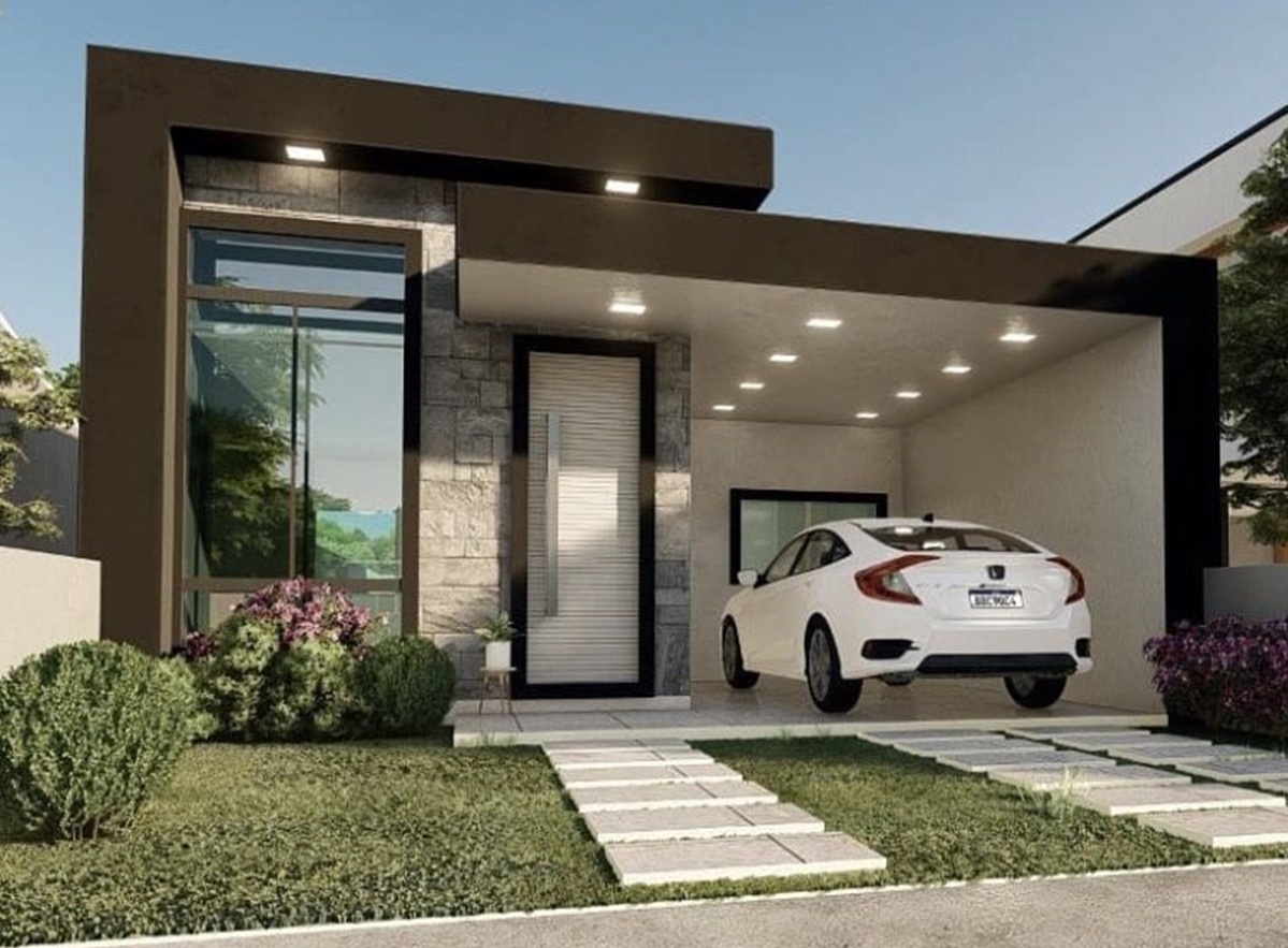 Rumah Atap Datar Elegan