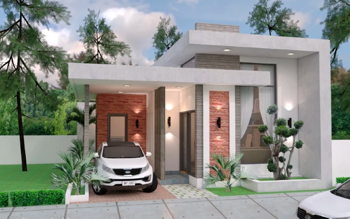 Rumah Atap Datar Sederhana