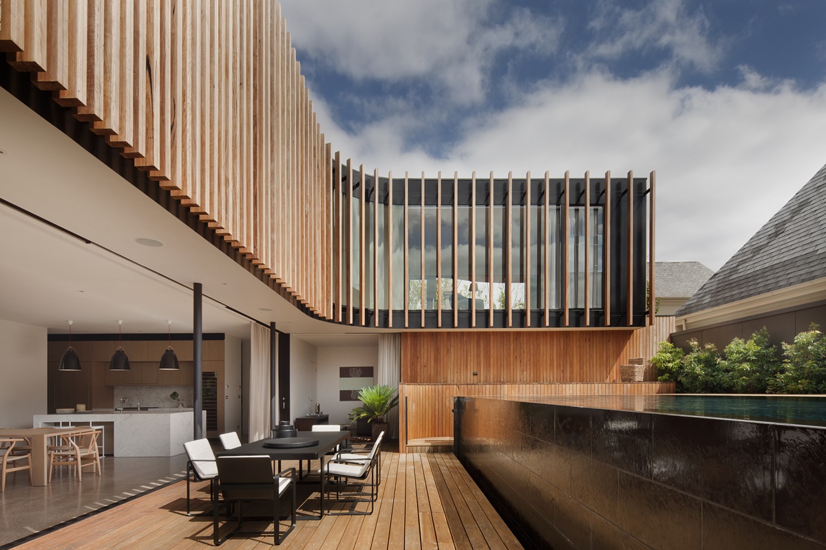 Bangunan Rumah Mewah Art Deco