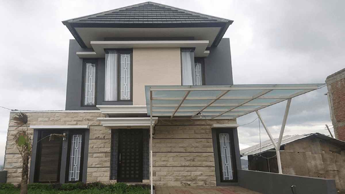 Desain Rumah Modern 2 Lantai Kontemporer