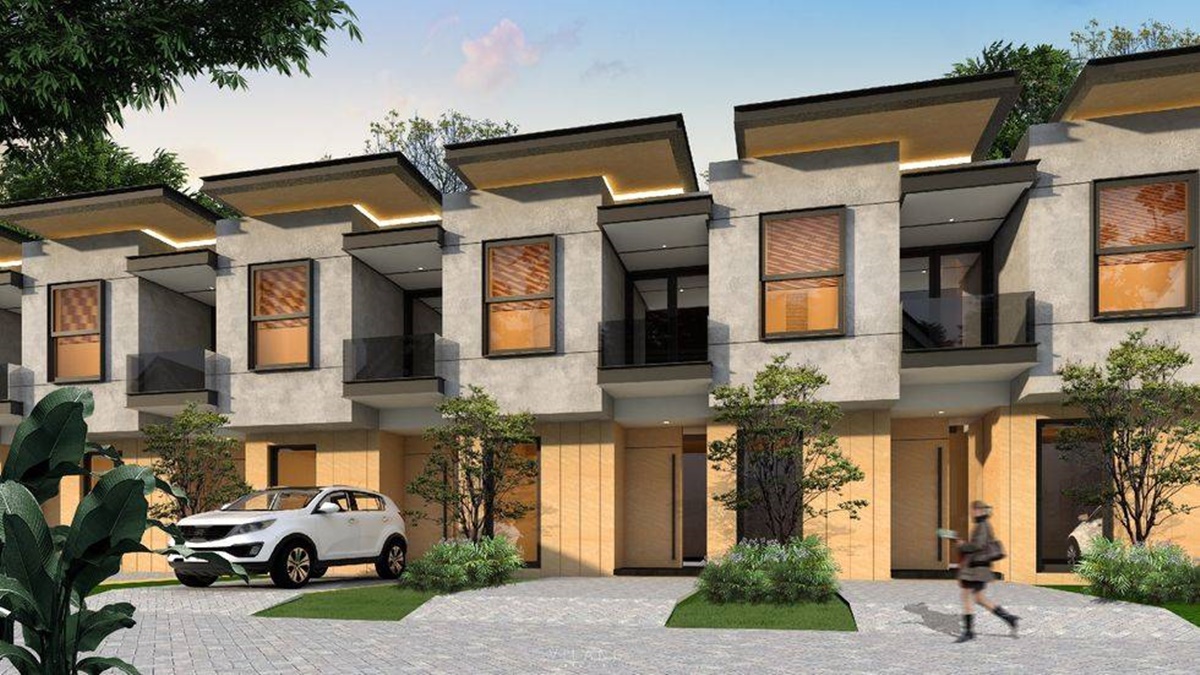 Desain Rumah Modern 2 Lantai Sentuhan Alami