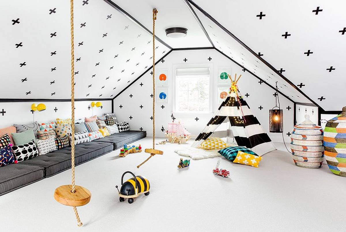 Desain Ruang Bermain Anak di Loteng