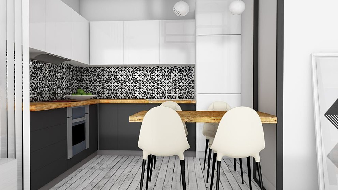 wallpaper dekorasi dapur kecil