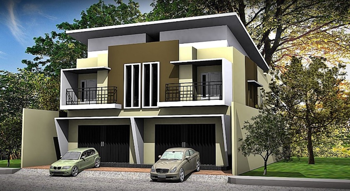 Fasad Ruko Minimalis