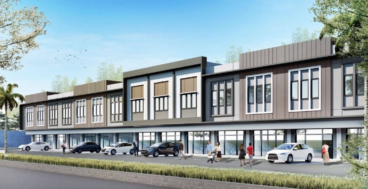 Fasad Ruko untuk Retail