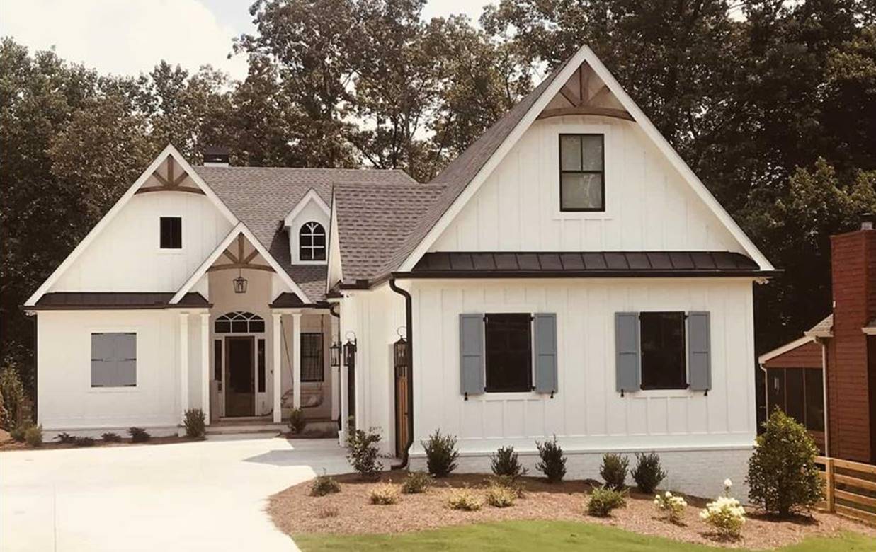 Model Rumah Tanpa Teras dengan Sentuhan American Style